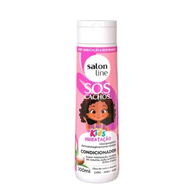Condicionador S.o.s Cachos Kids Sem Sal Salon Line 300ml