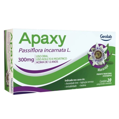 Apaxy 300 Mg - Ansiedade Irritabilidade Insônia Kit C/2cx
