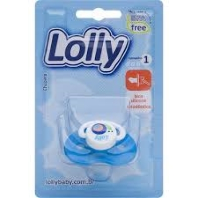 CHUPETA LOLLY ZOO BONA SIL ORTO N1 AZUL 