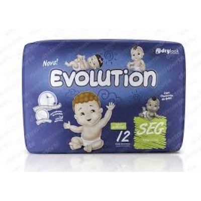Fralda descartavel dry evol. jumbinho seg c/12