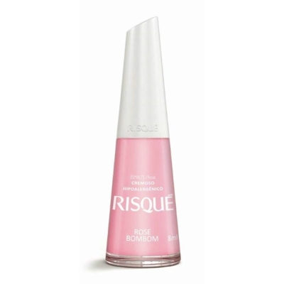 Esmalte risque rose bombom, rose bombom