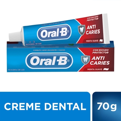 Pasta de dentes Oral-B 1.2.3 Anticáries em creme 70 g