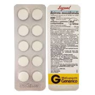 Dipirona sodica 500mg c/10 legrand