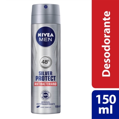 Desodorante nivea aero 150ml silver protect dynamic power, silver protect dynmic power