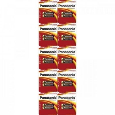 Pilha panasonic power alkaline c/02, aaa lr03-2bt