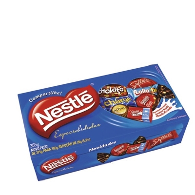 Bombom nestle especialidades 375g, nestle 375g