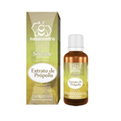 Extrato de propolis silvestre 30ml natucentro, extrato de propolis