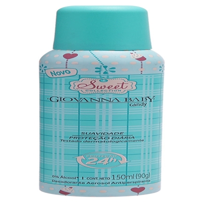 Desodorante giovanna baby aero 150ml candy, candy