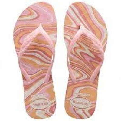 Havaianas fantasia style 39/40 branco/rosa 