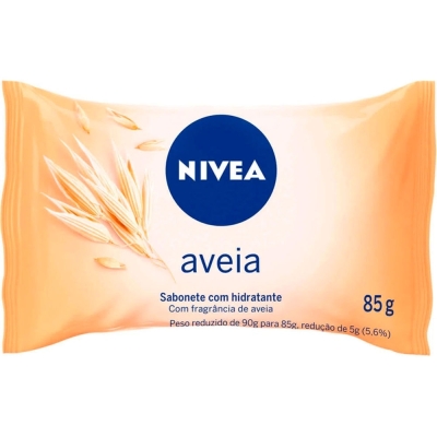 Sabonete Em Barra Hidratação Aveia 85g Nivea