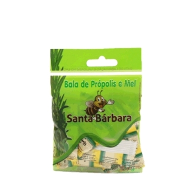 Bala mel e propolis 22g santa barbara c/6
