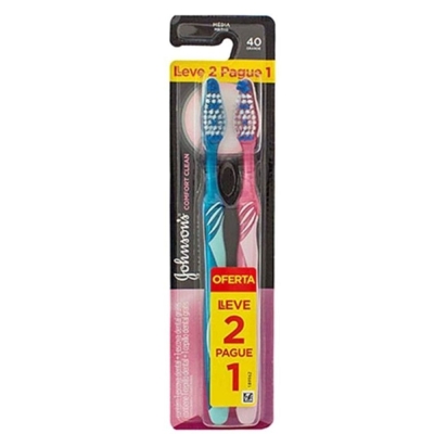 Escova dental johnsons reach conf. clean l2p1, confort clean l2p1