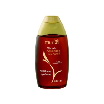 Oleo muriel 100ml amendoas c/avela corporal, amendoas c/avela