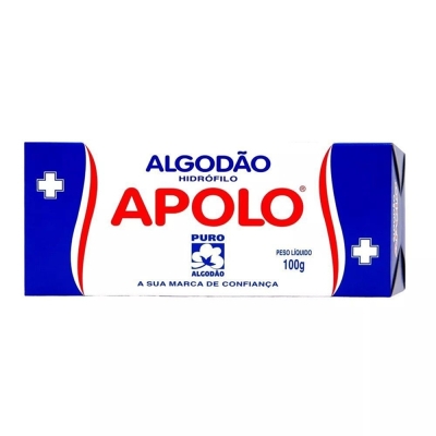 Algodao apolo 100g, rolo