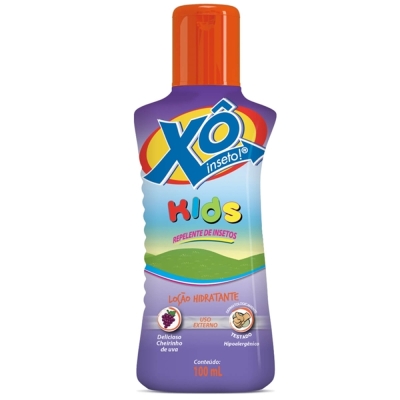 Repelente xo inseto kids locao 100ml , kids hipoalergenico