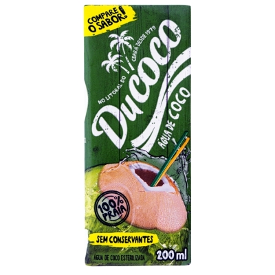 Agua de coco ducoco 200ml, ducoco