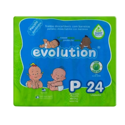 Fralda Descartável Dry Evolution Jumbinho P c/24