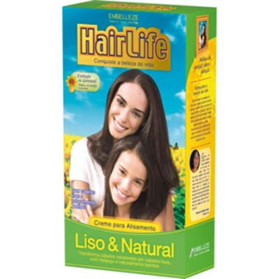Alisante hair life liso natural, extrato de girasol