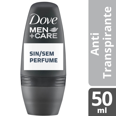 Desodorante dove rolon 50ml s/perfume men+care, s/perfume