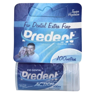 Fio dental predent 100m, action extra fino