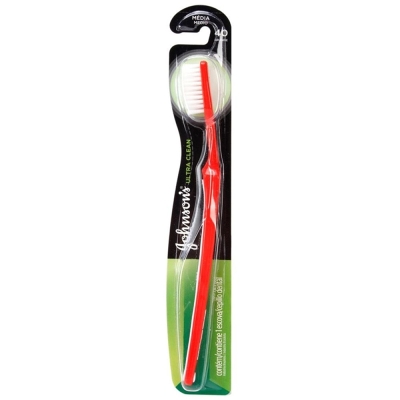 Escova dental johnsons ultra clean media 40gde