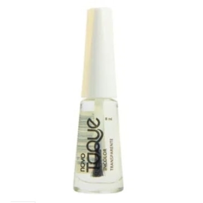 Esmalte novo toque 8ml incolor transparente, novo toque incolor transparente 9ml