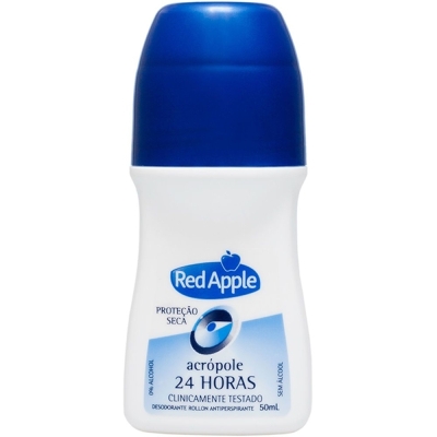 Desodorante red apple rolon 50ml acropole, acropole