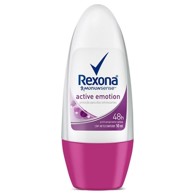 Desodorante rexona rolon 50ml active emotion, active