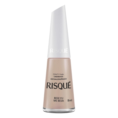 Esmalte Risqué Nude Cremoso Bege Eu Me Beija 8ml