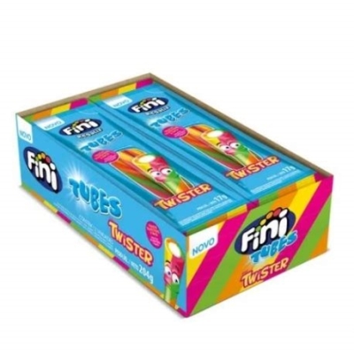 Regaliz tubes fini 15g twister frutas silvestres e nata, azedinhos