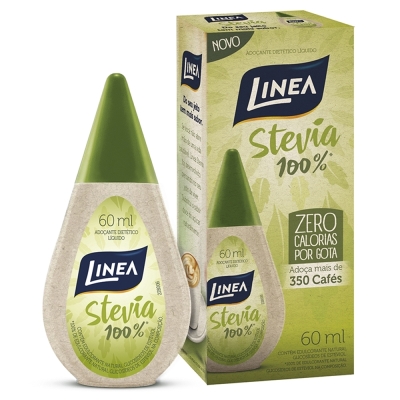 Adocante linea liquido 60ml stevia