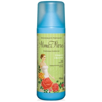 Desodorante alma de flores 90ml spray jasmim, 90ml