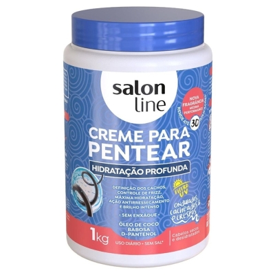 Creme pentear salon line 1kg hidratacao profunda, hidratacao profunda
