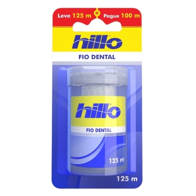 Fio Dental Tradicional Hillo Leve 125m Pague 100m