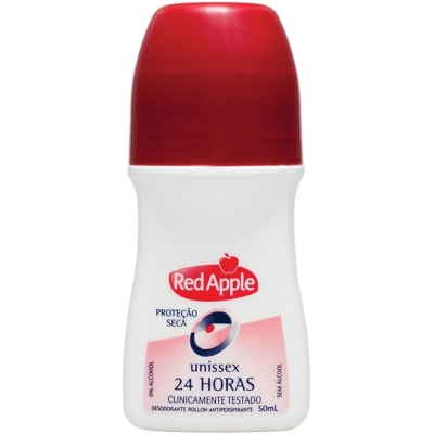 Desodorante red apple rolon 50ml unissex, unissex