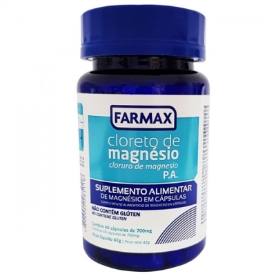 CLORETO DE MAGNESIO FARMAX C/60 700MG