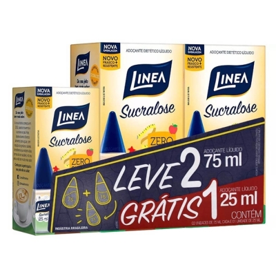 Adocante linea sucralose , leve 02 75ml gratis 01 25ml