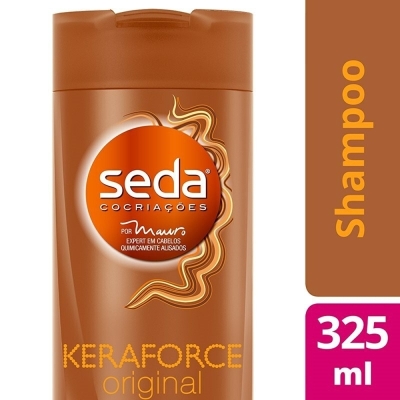 Shampoo seda 325ml crespo force, keraforce original