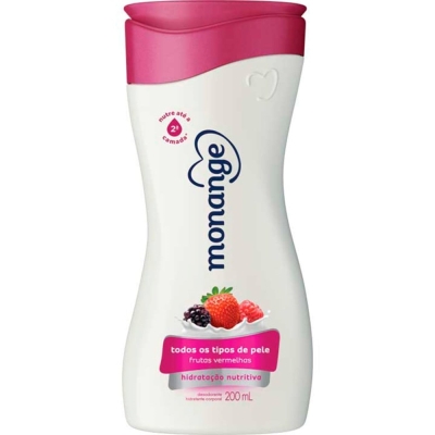  deodorant para corpo Monange Hidratante en frasco 200mL frutas vermelhas