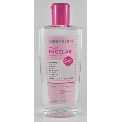 Água Micelar Hidraderm 200ml 5 em 1