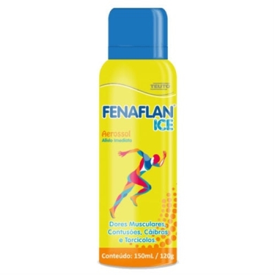 Kit 3 frascos fenaflan ice 150ml aerosol-teuto