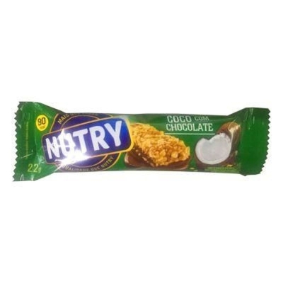 BARRA CEREAL NUTRY 22G COCO/CHOCOLATE 