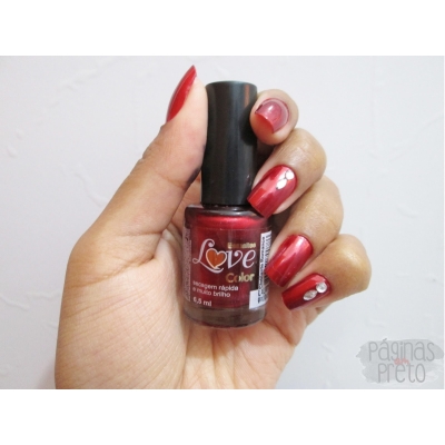 Esmalte love color 6.5ml cintilante romance