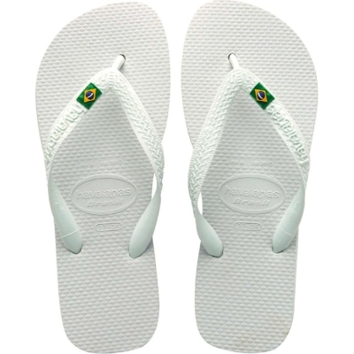 Havaianas brasil 39/40 branco, branco