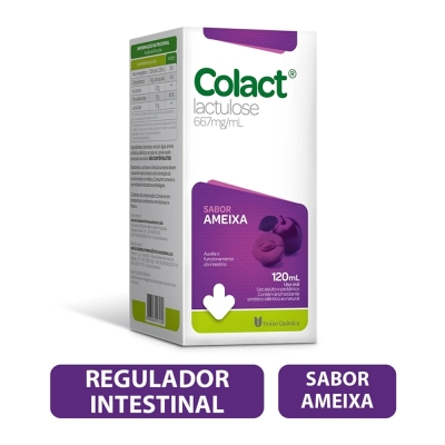 Colact Xarope União Química 120ml Sabor Ameixa
