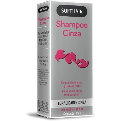 Shampoo cinza 60ml cinza , soft hair
