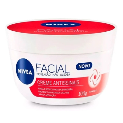 CREME NIVEA FACIAL 100G ANTISSINAIS 