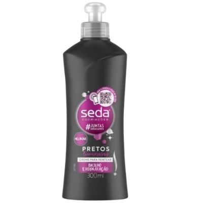 Creme pentear seda 300ml pretos luminosos