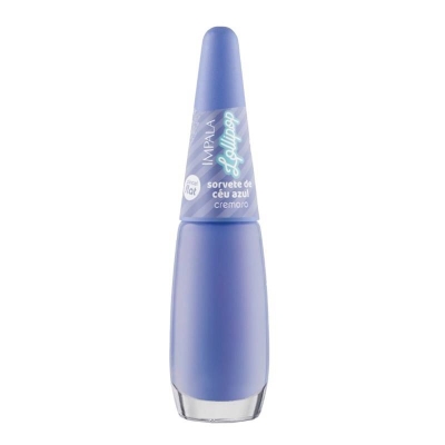 Esmalte impala 7,5ml cremoso sorvete ceu azul 