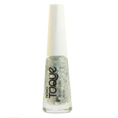 Esmalte novo toque 8ml glitter constelacao , novo toque constelacao gliter 9ml